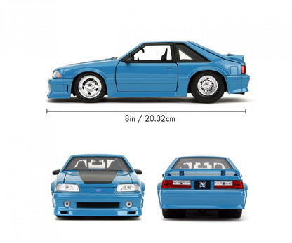 Jadatoys Ford Mustang GT 1989 (Fast X) - Fast & Furious 1:24 Modell