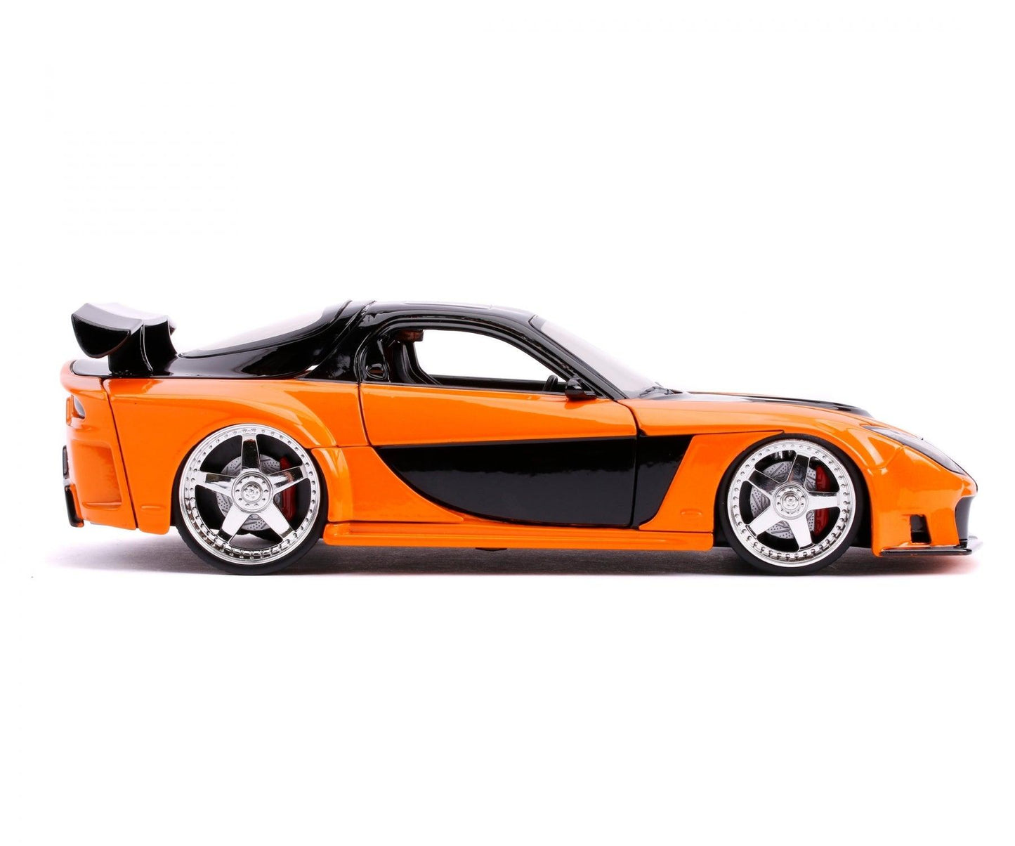 Jadatoys Han's Mazda RX - 7 1993 Fast & Furious, Orange/Black 1:24 Modell - Artexio