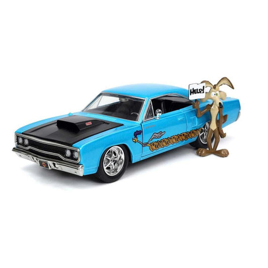 Jadatoys Looney Tunes Wile E. Coyote Plymouth Road Runner 1979 1:24 Modell