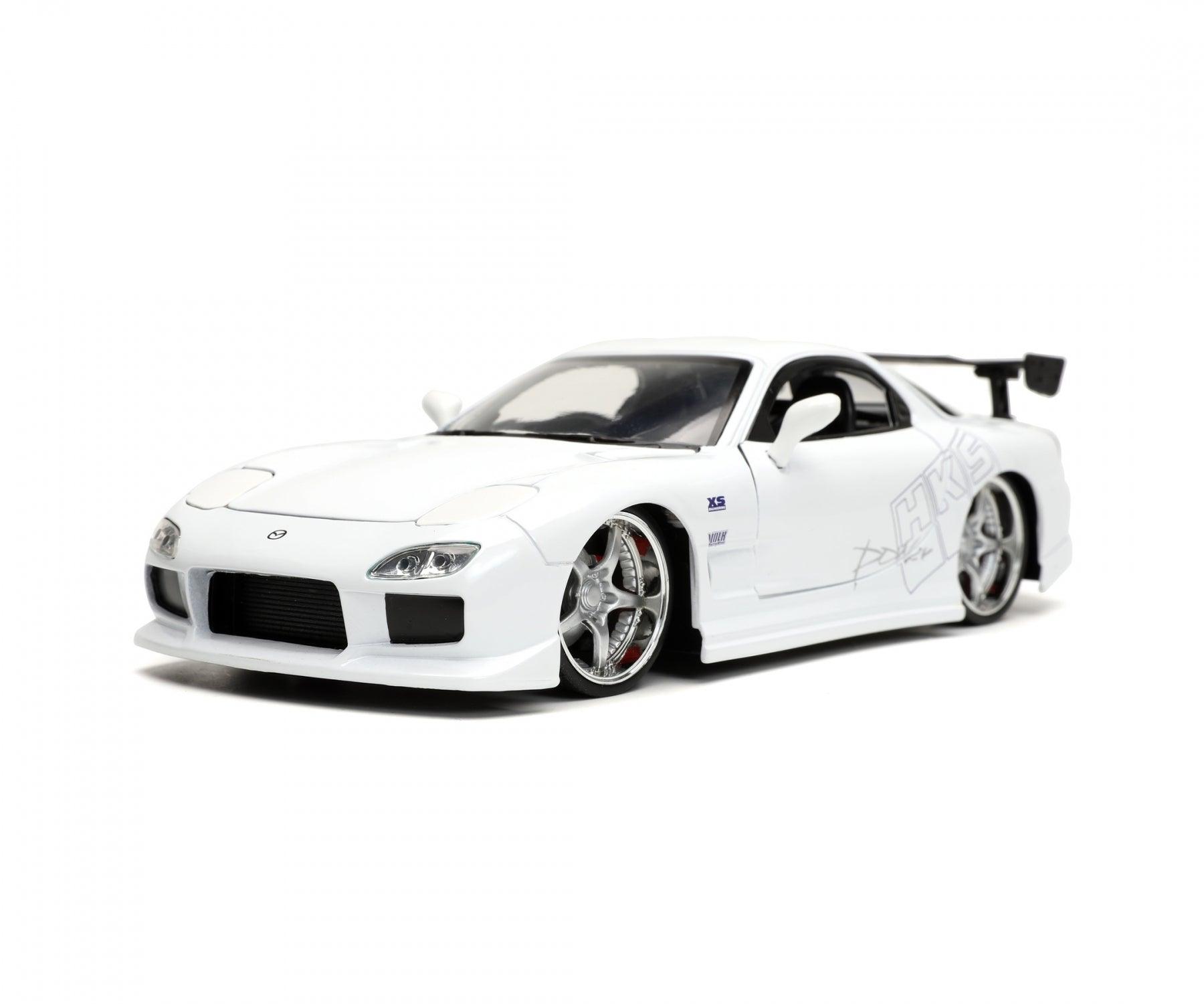 Jadatoys Mazda RX - 7 1993 white - Fast & Furious 1:24 Modell - Artexio