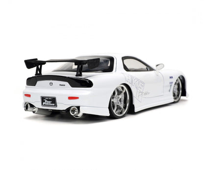 Jadatoys Mazda RX - 7 1993 white - Fast & Furious 1:24 Modell - Artexio