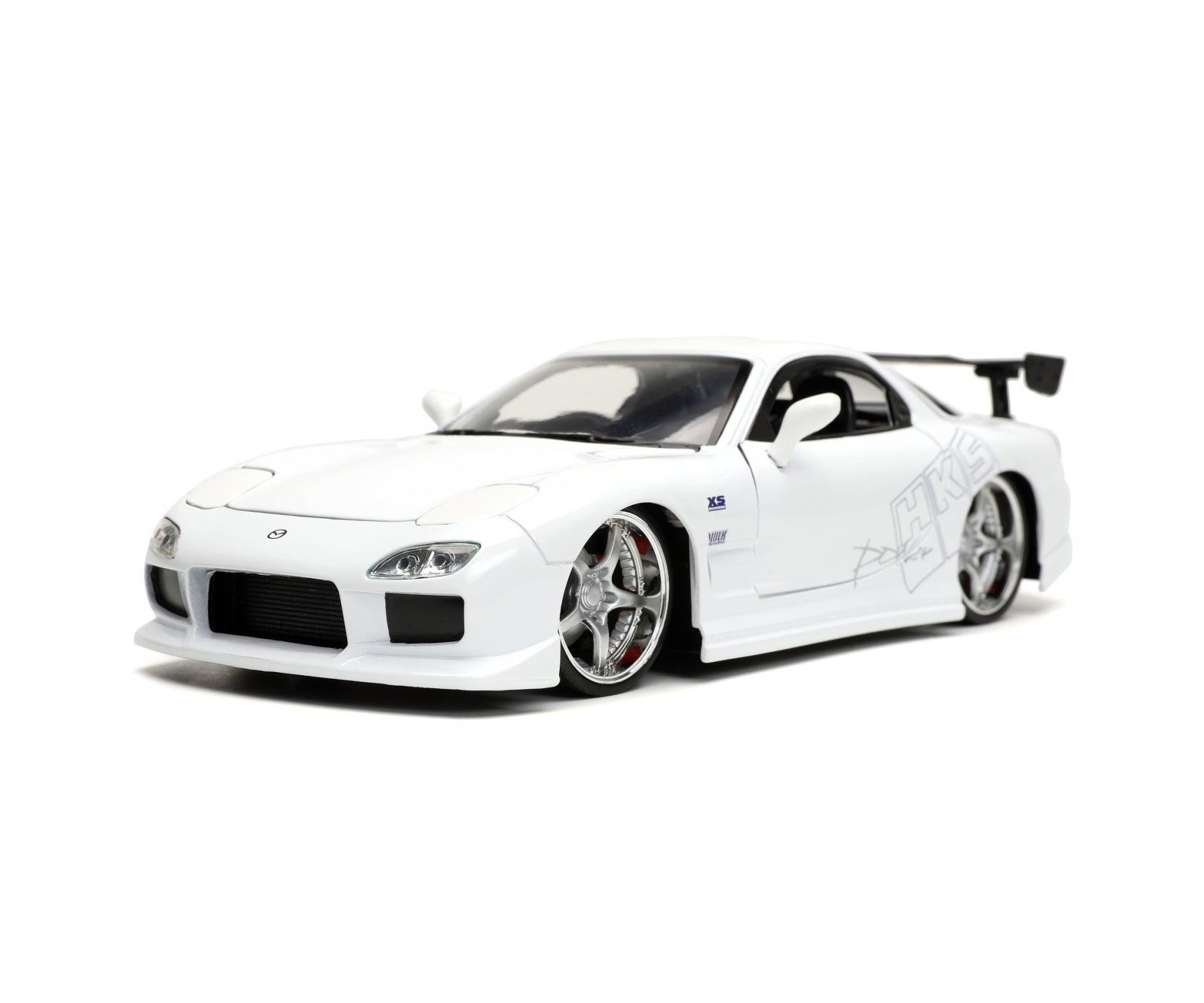 Jadatoys Mazda RX - 7 1993 white - Fast & Furious 1:24 Modell