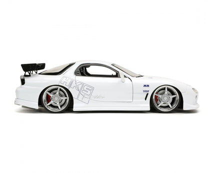 Jadatoys Mazda RX - 7 1993 white - Fast & Furious 1:24 Modell
