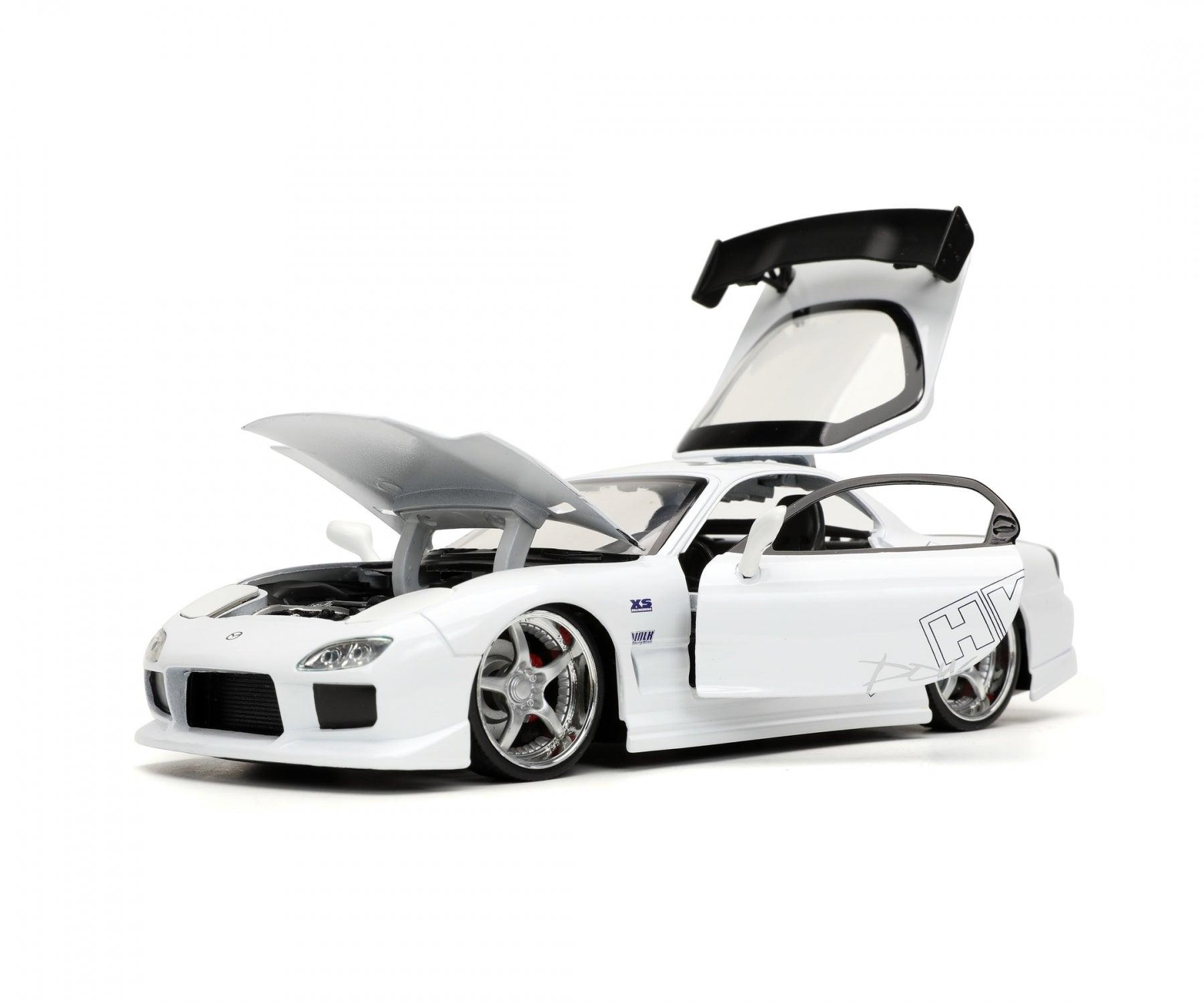 Jadatoys Mazda RX - 7 1993 white - Fast & Furious 1:24 Modell