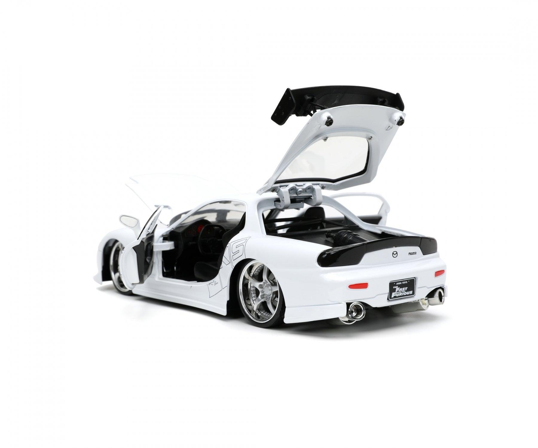 Jadatoys Mazda RX - 7 1993 white - Fast & Furious 1:24 Modell