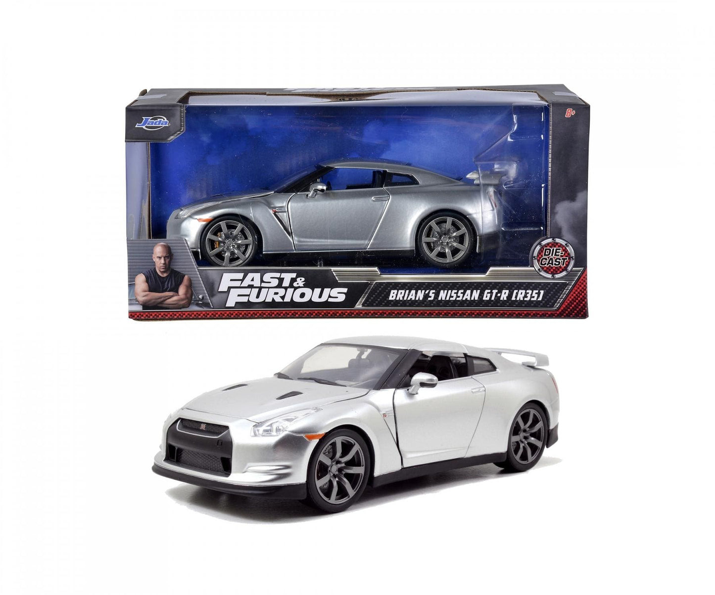 Jadatoys Nissan GT-R 2009 - Fast & Furious 1:24 Modell