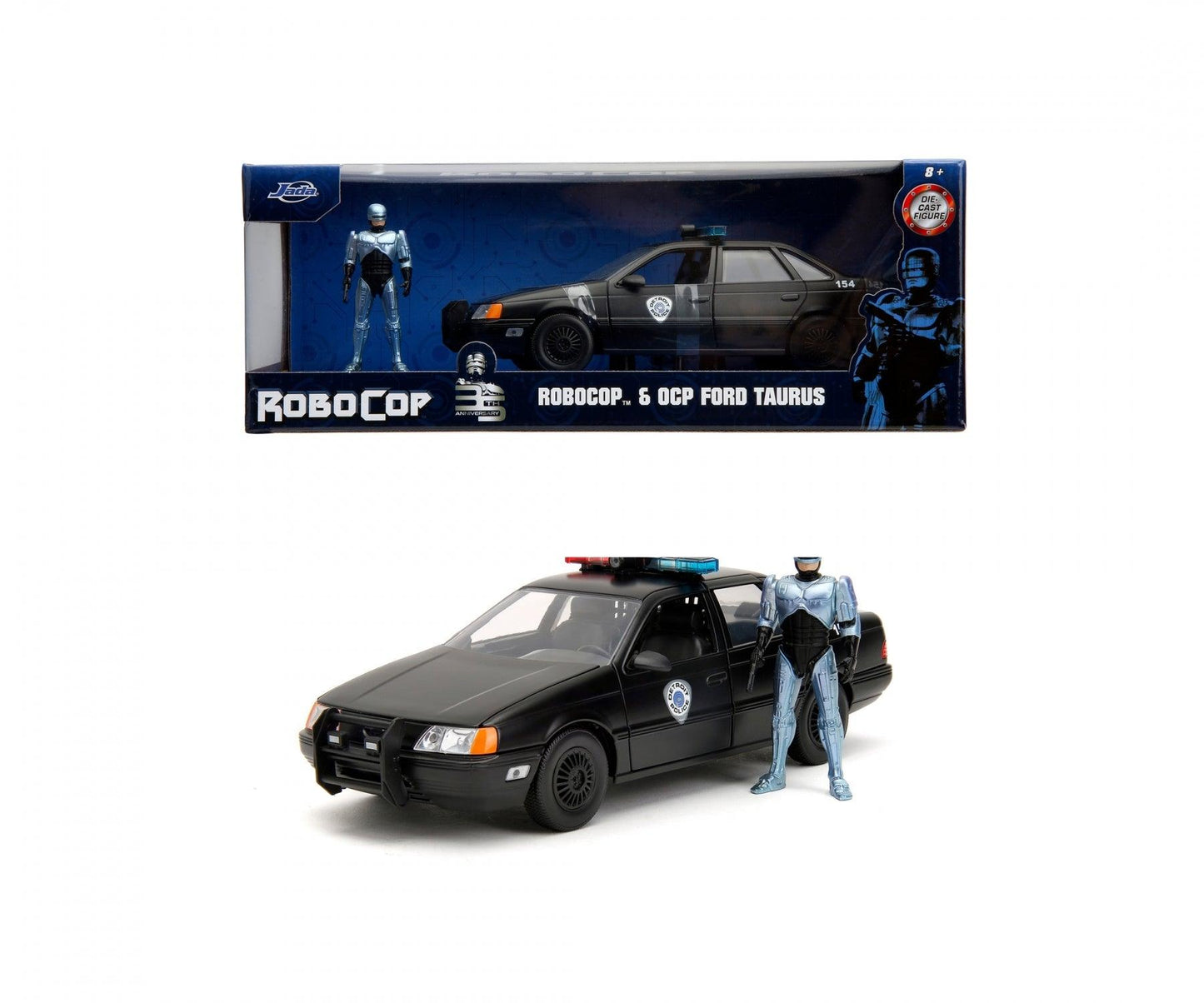 Jadatoys RoboCop 1986 Ford Tarus 1:24 Modell - Artexio