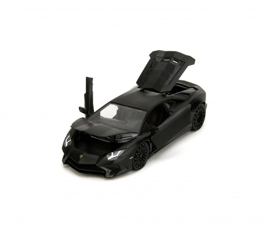 Jadatoys Shaw's Lamborghini Aventador black - Fast & Furious 1:24 Modell