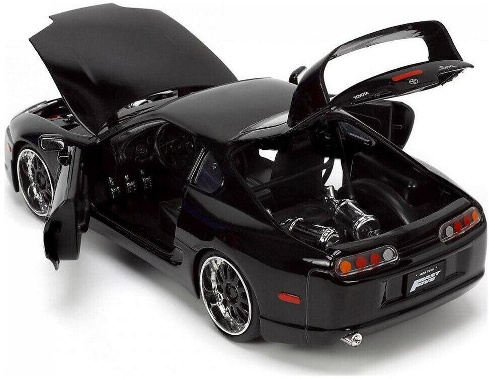 Jadatoys Toyota Supra Black 1995 - Fast & Furious 1:24 Modell - Artexio