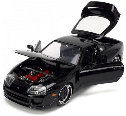 Jadatoys Toyota Supra Black 1995 - Fast & Furious 1:24 Modell - Artexio