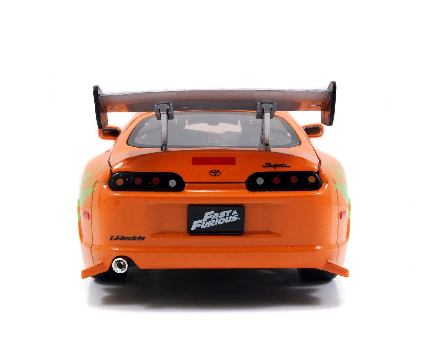 Jadatoys Toyota Supra Fast and Furious, Orange & Brian Figure 1:24 Modell