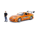 Jadatoys Toyota Supra Fast and Furious, Orange & Brian Figure 1:24 Modell