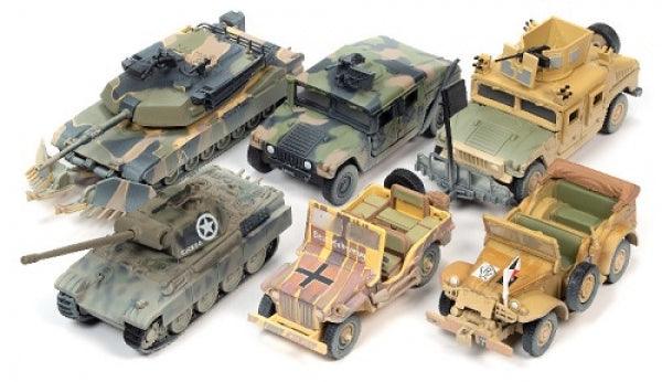 Johnny Lightning Greatest Generation 2021 Release 1B (Set von 6 Modellen) 1:64 Modelle