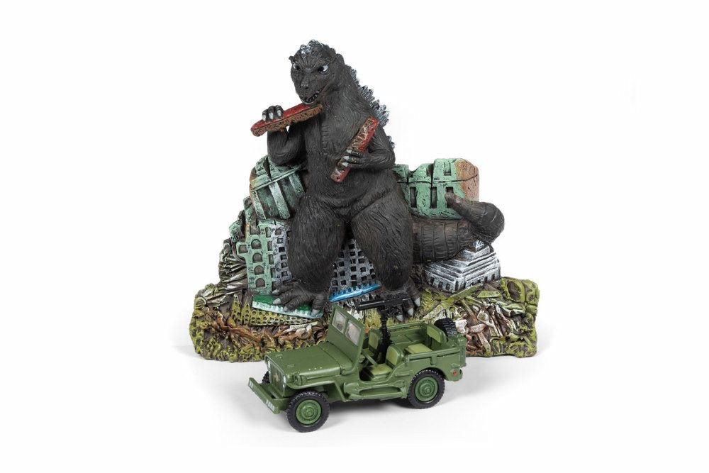 Johnny Lightning Japan Jeep Willy w/Godzilla 1941 1:64 Modell - Artexio