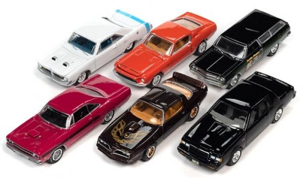 Johnny Lightning Muscle Cars - 2021 Release 3 Assortment A (Set von 6 Modellen) 1:64 Modelle - Artexio