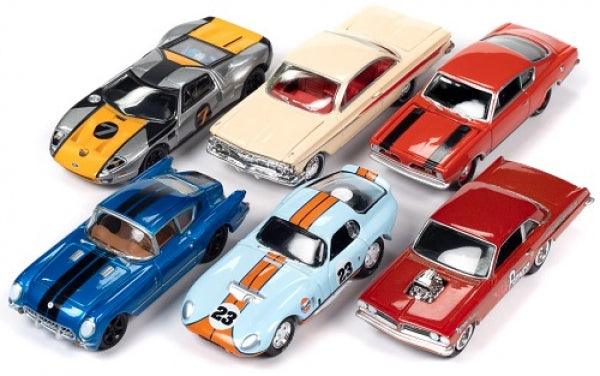 Johnny Lightning Muscle Cars USA 2023 Release 1A (Set von 6 Modellen) 1:64 Modelle - Artexio