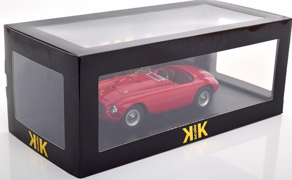 KK - Scale Ferrari 166 MM Barchetta 1949 - Red 1:18 Modell - Artexio