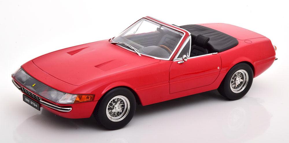 KK - Scale Ferrari 365 GTS/4 Daytona Cabrio 1.Serie 1969 - Red 1:18 Modell - Artexio