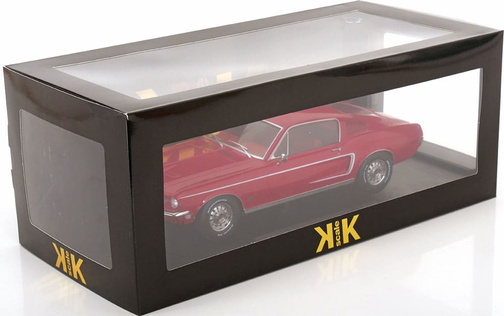 KK-Scale Ford Mustang GT Fastback 1968 red 1:18 Modell