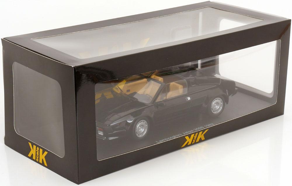 KK - Scale Lamborghini Jalpa 3500 Hardtop 1982 - Black 1:18 Modell - Artexio