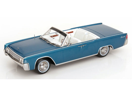 KK-Scale Lincoln Continental Convertible 1963 - Turquoise Metallic 1:18 Modell