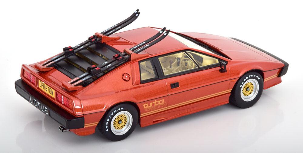 KK - Scale Lotus Esprit Turbo Bond - Version with Ski 1981 - Copper/Gold 1:18 Modell - Artexio