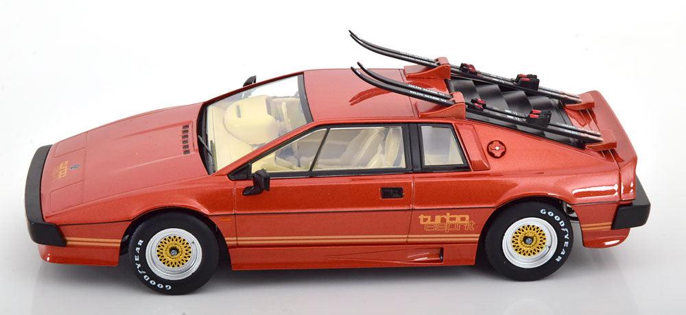 KK - Scale Lotus Esprit Turbo Bond - Version with Ski 1981 - Copper/Gold 1:18 Modell - Artexio