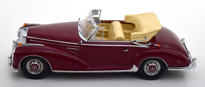 KK - Scale Mercedes 300 SC W188 Cabrio 1957 - Dark Red 1:18 Modell - Artexio