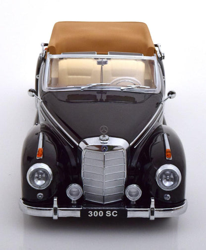 KK - Scale Mercedes - Benz 300 SC W188 Cabrio 1957 - Black 1:18 Modell - Artexio