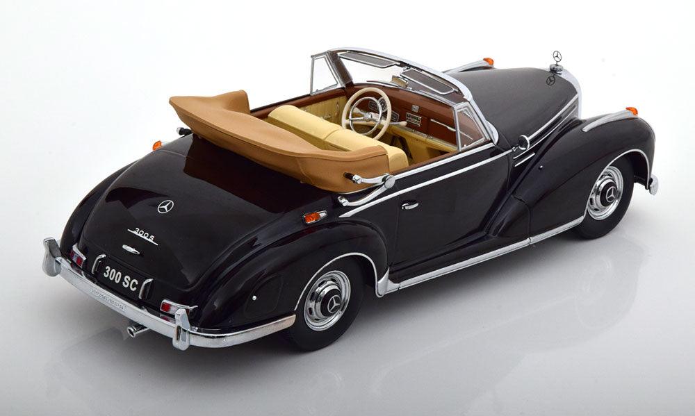 KK - Scale Mercedes - Benz 300 SC W188 Cabrio 1957 - Black 1:18 Modell - Artexio