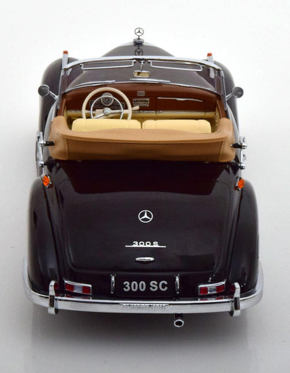 KK - Scale Mercedes - Benz 300 SC W188 Cabrio 1957 - Black 1:18 Modell - Artexio