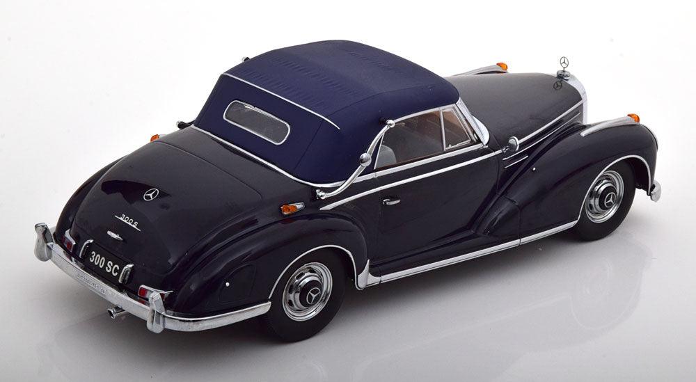 KK - Scale Mercedes - Benz 300 SC W188 Cabrio Softtop 1957 - Dark Blue 1:18 Modell - Artexio