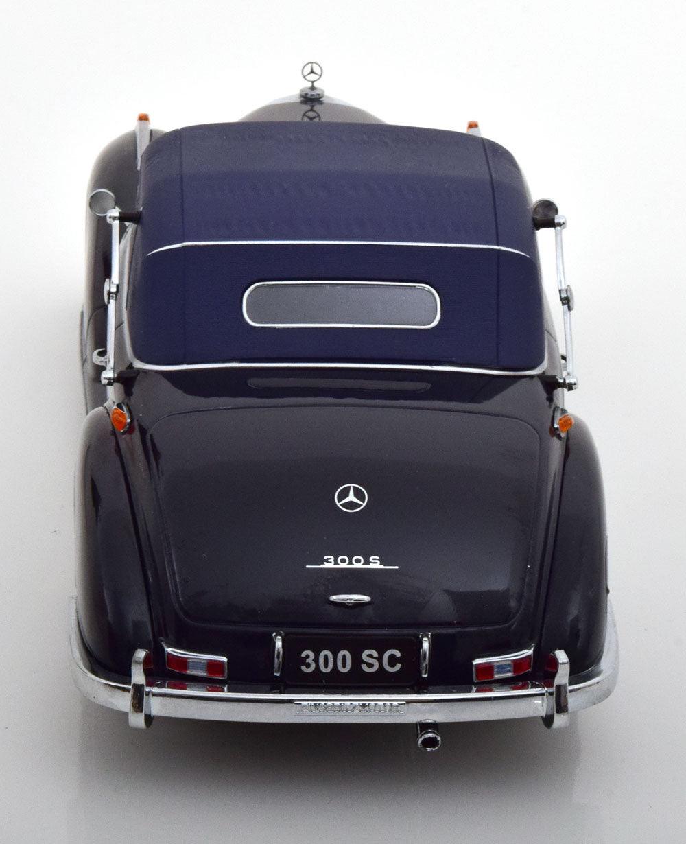 KK - Scale Mercedes - Benz 300 SC W188 Cabrio Softtop 1957 - Dark Blue 1:18 Modell - Artexio