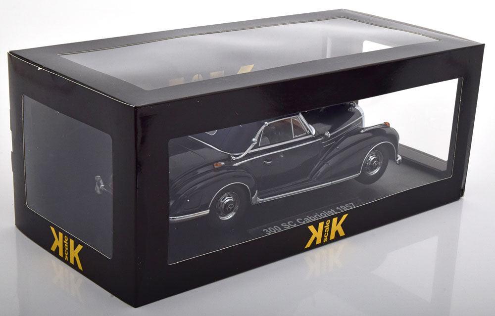 KK - Scale Mercedes - Benz 300 SC W188 Cabrio Softtop 1957 - Dark Blue 1:18 Modell - Artexio