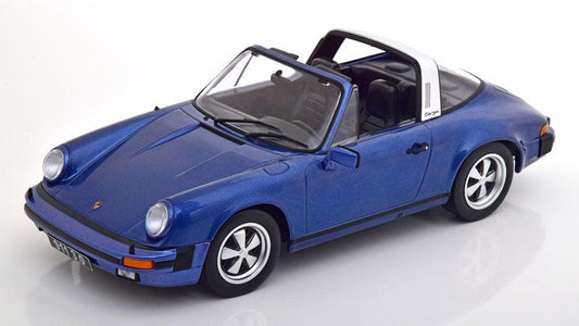 KK - Scale Porsche 911 Carrera 3.0 Targa 1977 - Blue Metallic 1:18 Modell - Artexio