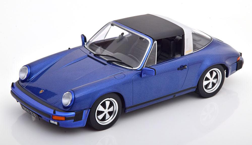 KK - Scale Porsche 911 Carrera 3.0 Targa 1977 - Blue Metallic 1:18 Modell - Artexio