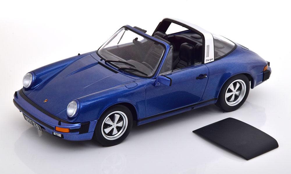 KK - Scale Porsche 911 Carrera 3.0 Targa 1977 - Blue Metallic 1:18 Modell - Artexio