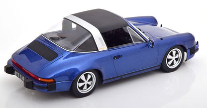 KK - Scale Porsche 911 Carrera 3.0 Targa 1977 - Blue Metallic 1:18 Modell - Artexio