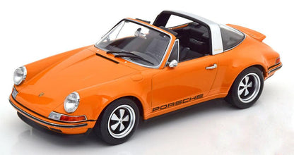 KK - Scale Singer Porsche 911 Targa - Orange 1:18 Modell - Artexio