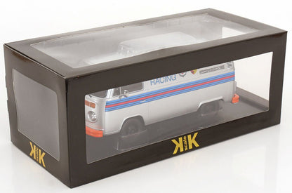 KK - Scale Volkswagen T2b Kastenwagen Porsche Martini Racing 1972 Silver 1:18 Modell