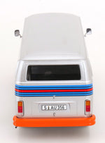 KK - Scale Volkswagen T2b Kastenwagen Porsche Martini Racing 1972 Silver 1:18 Modell
