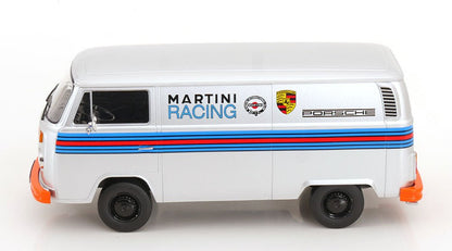 KK - Scale Volkswagen T2b Kastenwagen Porsche Martini Racing 1972 Silver 1:18 Modell