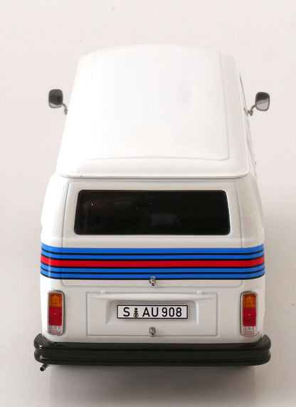 KK - Scale Volkswagen T2b Kastenwagen Porsche Martini Racing 1972 white 1:18 Modell