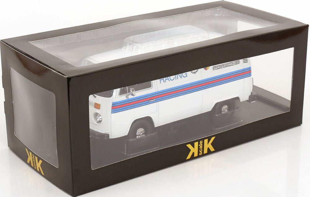 KK - Scale Volkswagen T2b Kastenwagen Porsche Martini Racing 1972 white 1:18 Modell