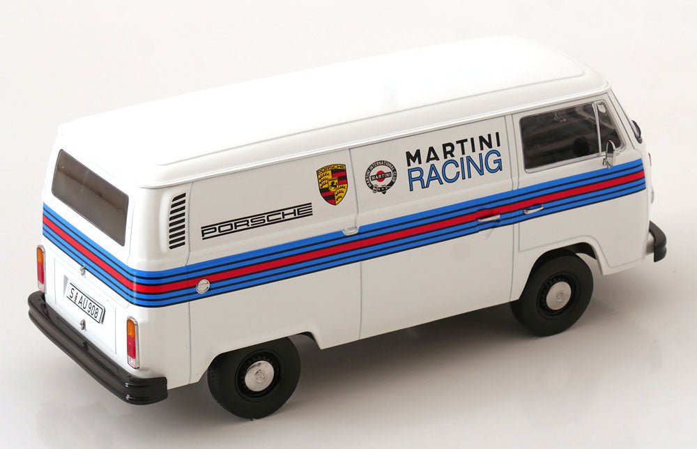 KK - Scale Volkswagen T2b Kastenwagen Porsche Martini Racing 1972 white 1:18 Modell