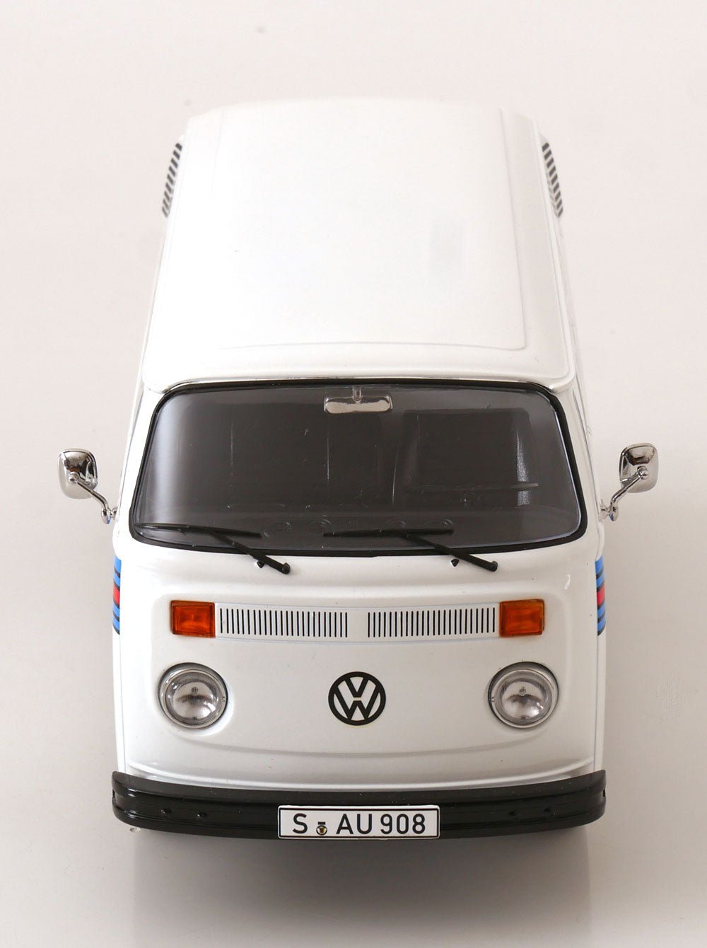 KK - Scale Volkswagen T2b Kastenwagen Porsche Martini Racing 1972 white 1:18 Modell
