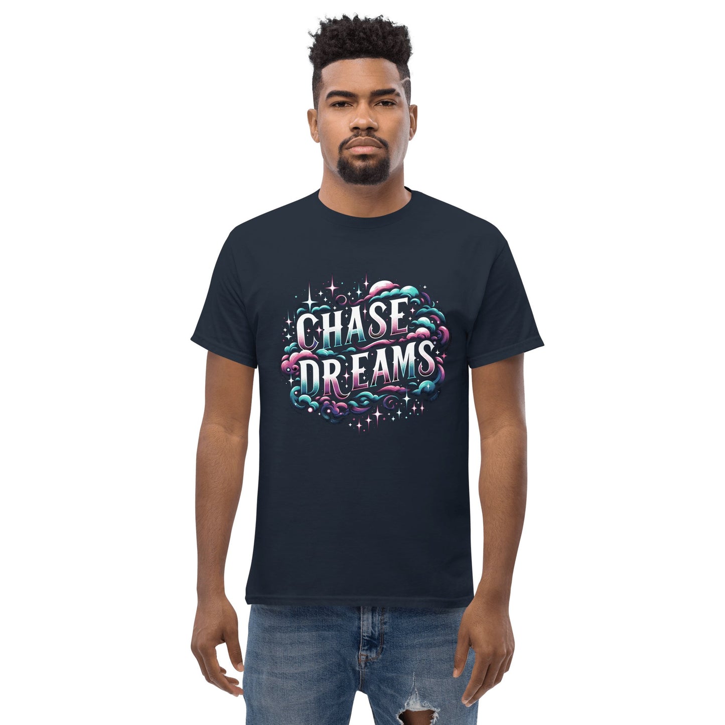 Klassisches Herren - T-Shirt "Chase Dreams" - Artexio