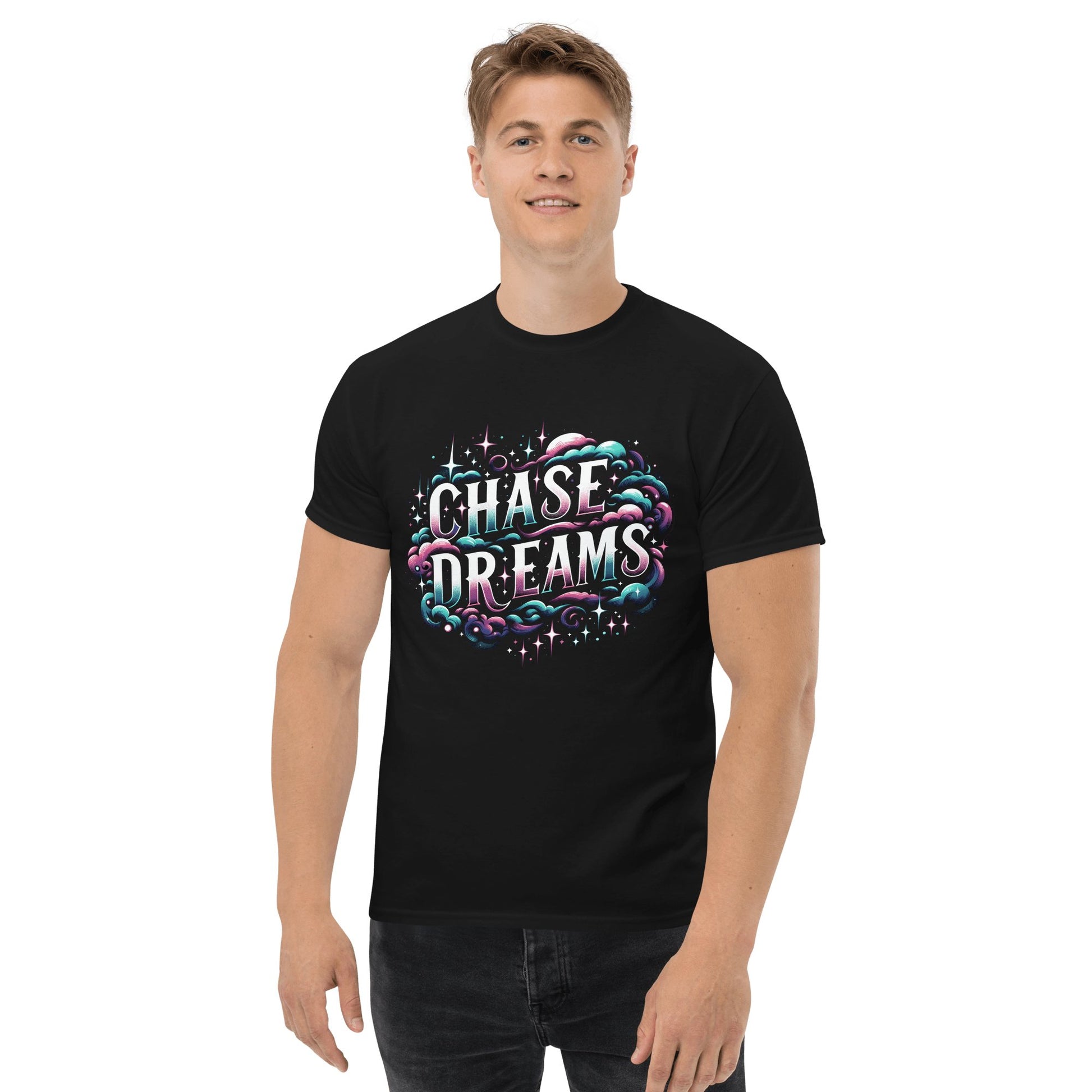 Klassisches Herren - T-Shirt "Chase Dreams" - Artexio