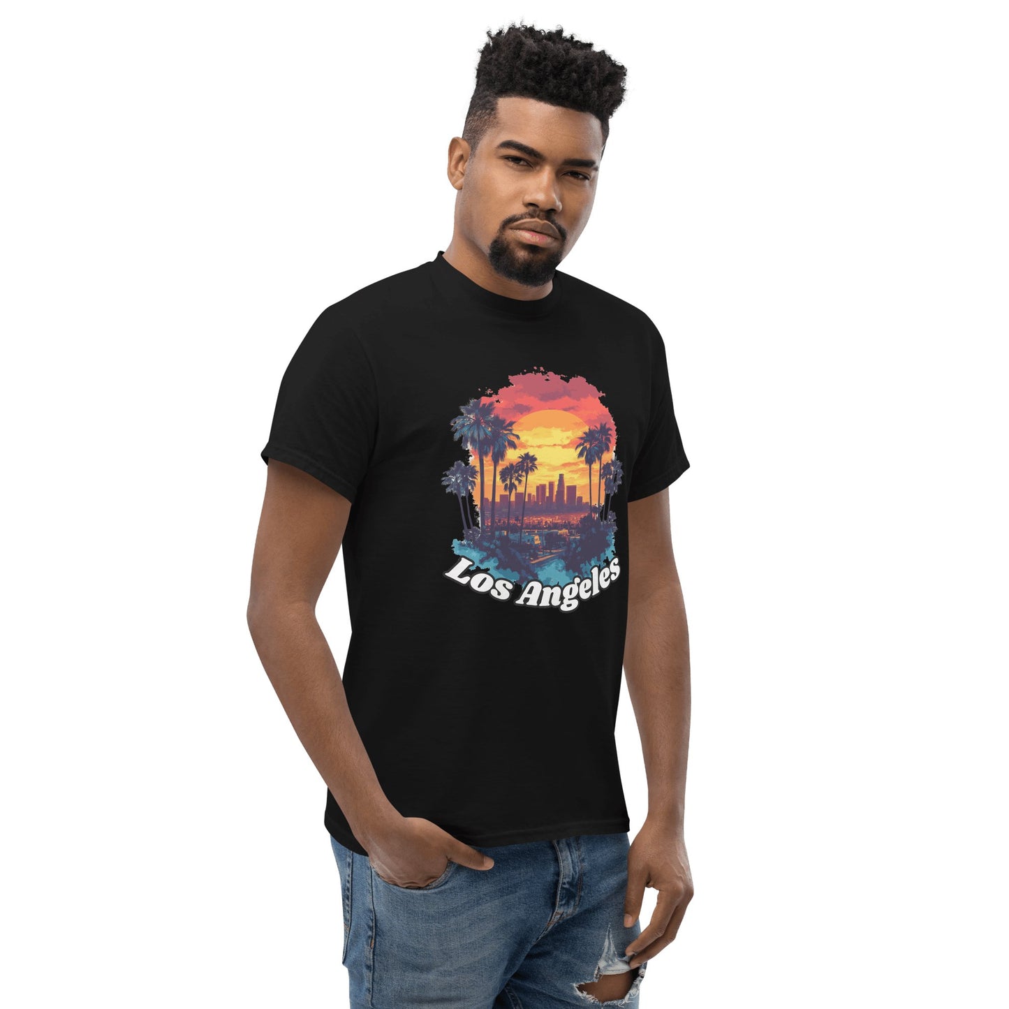 Klassisches Herren T-Shirt "Los Angeles" - Artexio