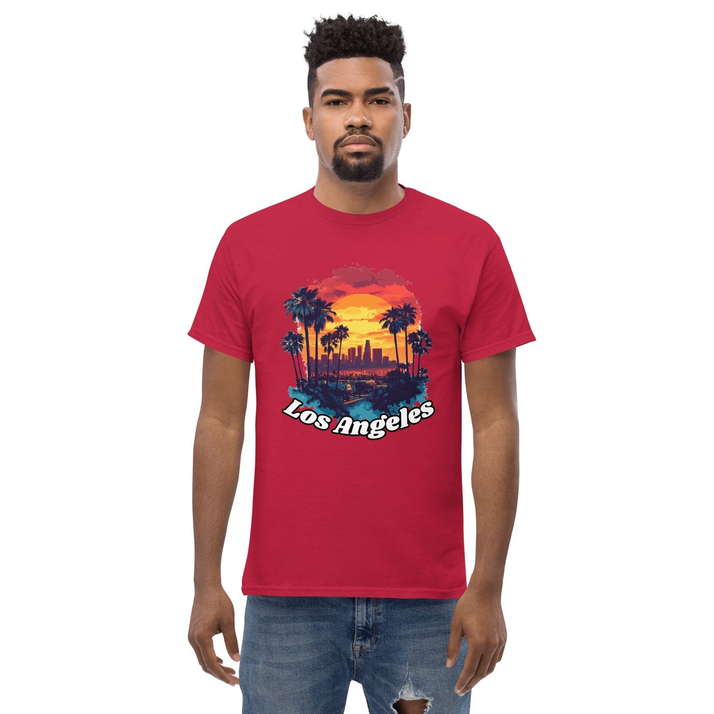 Klassisches Herren T-Shirt "Los Angeles" - Artexio